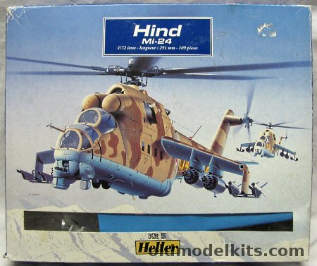 Heller 1/72 Mi-24 Hind D, 60369 plastic model kit